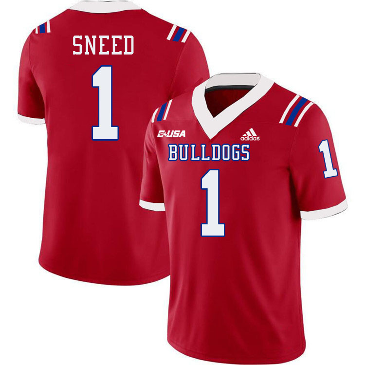 L'Jarius Sneed Louisiana Tech Jersey,LA Tech Bulldogs Football Jerseys,Uniforms,Gears-Red